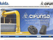Tablet Screenshot of fluida.com.mx
